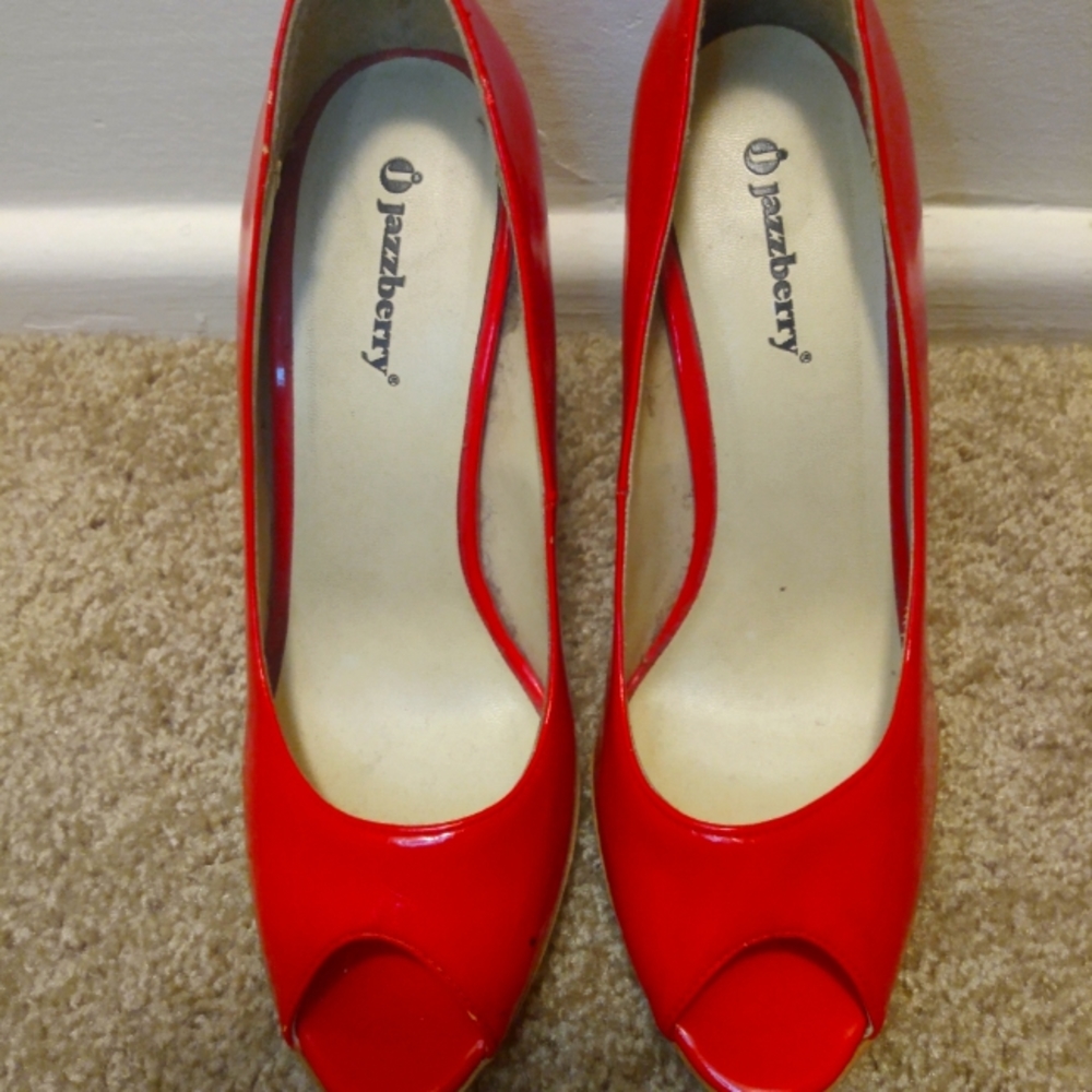 Jazzberry Hot Red Heels